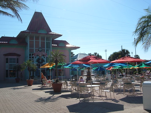 Food Patio at Walt Disney World Caribbean Beach Club Resort