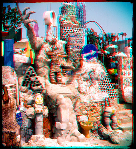 sculpture art film sign wall stereoscopic 3d hand cyprus slide anaglyph scan velvia figure scanned fujichrome 3dglasses paphos cypruscollegeofart lempa stereographic wraystereographic