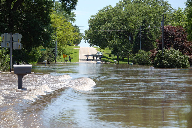 Flooding in Finchfield, IA