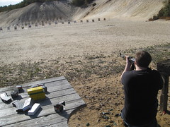 Tim shoots his AK-47