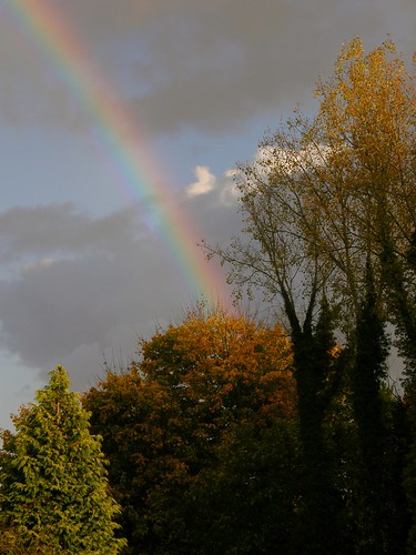 autumn sky fall rain weather automne rainbow pluie ciel arcenciel météo météorologie olibac olympussp560uz