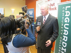 Interview with NY 1 at Census Event 4/8/10
