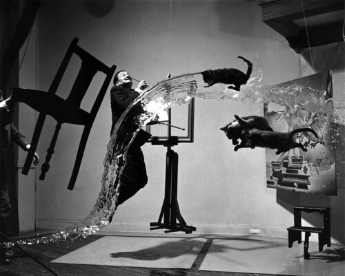 Making of Dali Atomicus (Salvador Dalí A) by Philippe Halsman, 1948