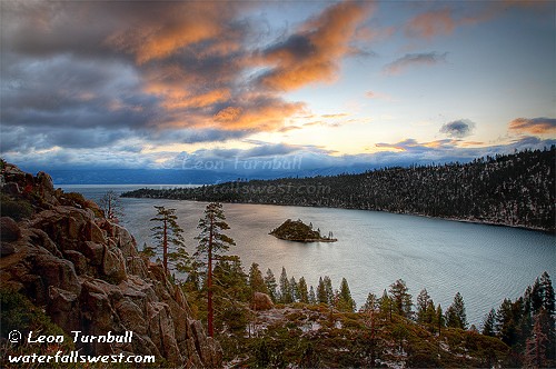 california lake sunrise tahoe laketahoe sierranevada emeraldbay theperfectphotographer