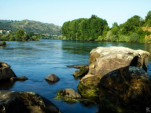 blue verde green water rio azul river landscape spain agua paisaje galiza 2008 miño ourense pacoct