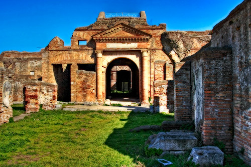 italy rome canon archeology hdr orton ostiaantica 40d