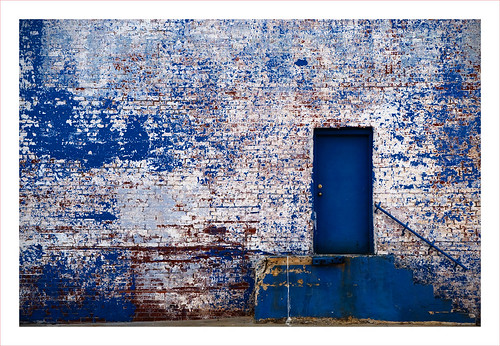 door blue building brick abandoned ga jasper doorway dwjphoto
