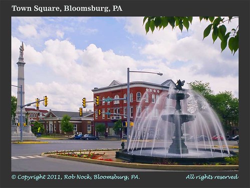 landscape pennsylvania townsquare bloomsburg