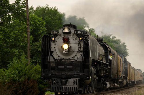 railroad train rail steam unionpacific locomotive railroadtracks steamlocomotive 844