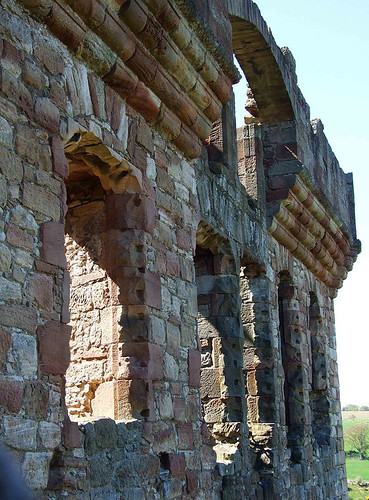 windows ruin historicscotland midlothian crichtoncastle