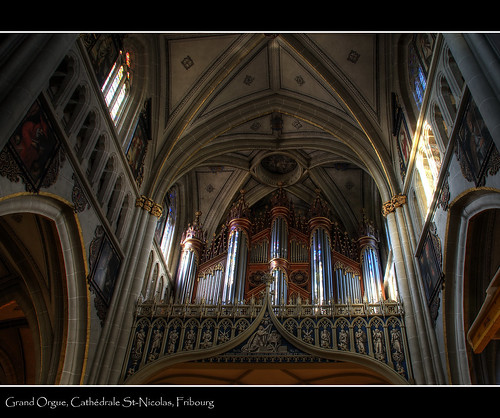 cathédrale fribourg hdr orgue stnicolas aplusphoto grandorgue