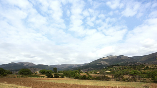 mountains rural landscape village macedonia ljubanci
