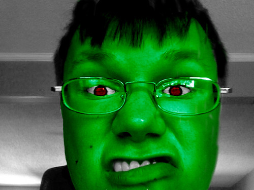 green me photoshop myself ian comic photobooth anger hero angry superhero 365 hulk mad marvel 50views incrediblehulk myers ianmyers 365days