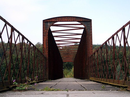 france bridges rusty railways railwaystations railroads footbridges metalbridges felletin