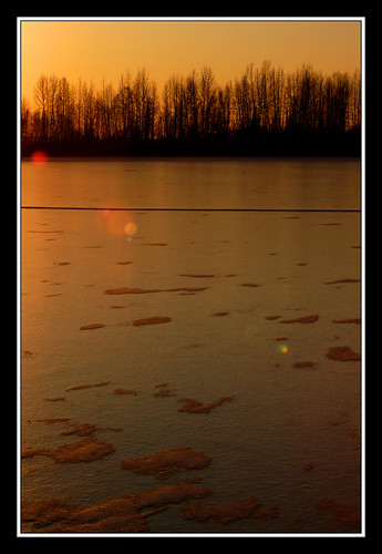 trees sunset ice alaska d50 landscape nikon sigma lensflare waterscape 70210mm matsuvalley jsbphotography