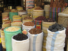 Spices in a Cairo market
