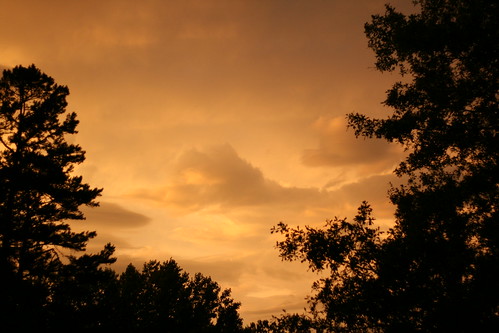 sunset cloud storm georgia landscape winder barrow