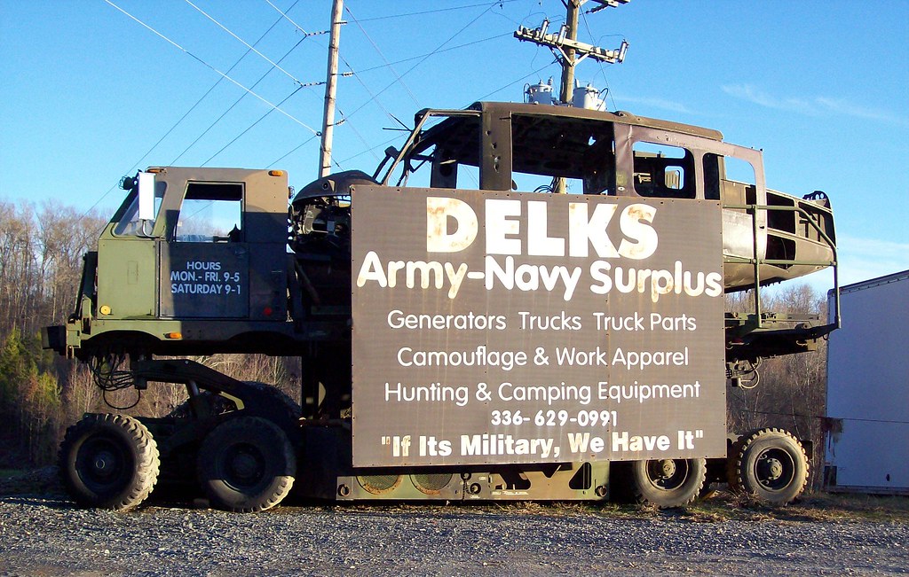 delks Delk's Army Navy Surplus outside Asheboro, NC. moondiva3174