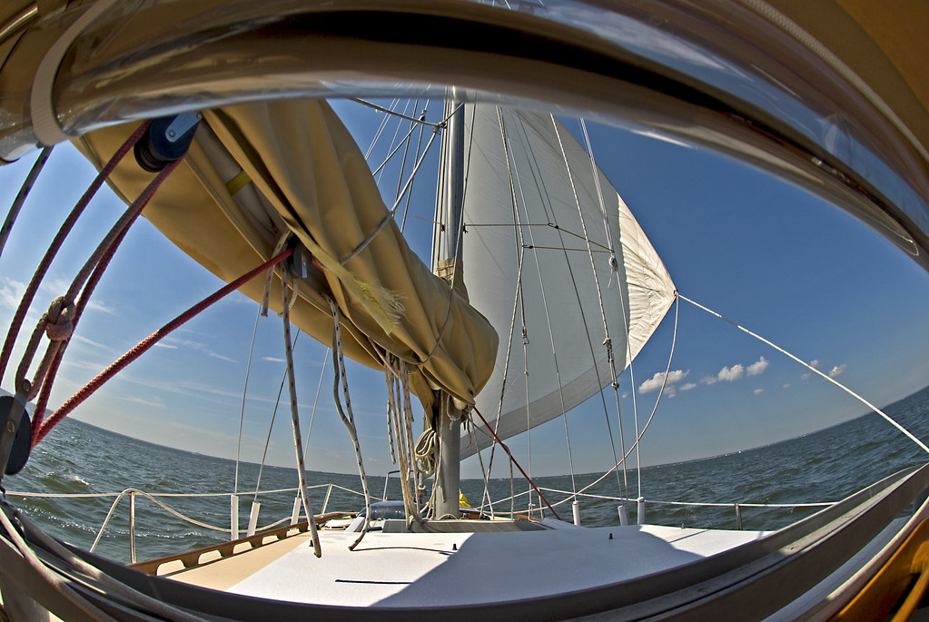 sailboat fisheye
