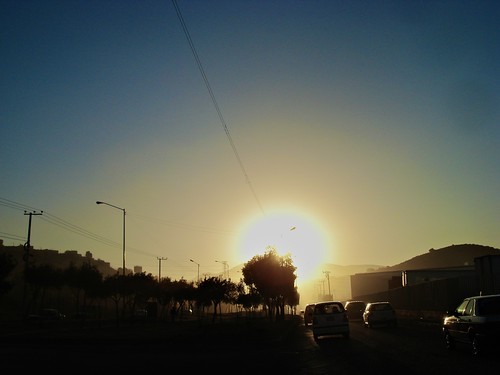sun cars sol méxico sunrise amanecer carros silueta