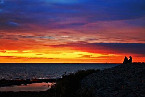 sunset sea photoshop canon colorful balticsea lightroom lubmin aguno greifswalderbodden eos400d