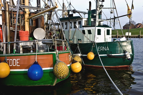 germany northsea fishingboats nordsee erna edda m9 niedersachsen kutter greetsiel vanagram