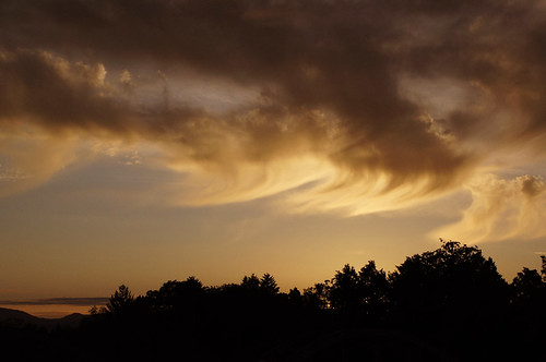 sunset sky clouds dusk cirrus