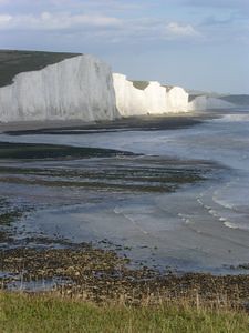 Cuckmere Haven at low tide 