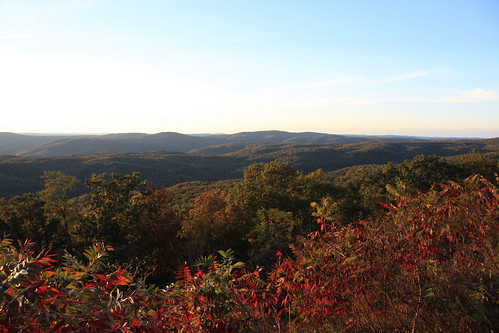 autumn mountains fall scenic lookout arkansas overlook ozarks 450d rotaryann