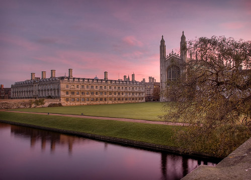 uk pink cambridge england sun color colour reflection college beautiful architecture sunrise river dawn nikon colorful cam earlymorning gimp chapel nikond50 reflected kings creativecommons kingscollege backs colourful nikkor dslr hdr cambridgeshire rosy cambs photomatix 18200mmf3556gvr tonemap subtlehdr freepicture top20pink