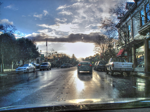 light sun wet car clouds truck sunrise drive livermore avenue hdr hollingsworth streey stephenhollingsworth