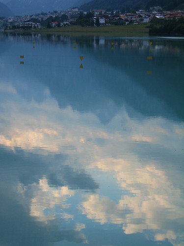sunset italy lake lago italia tramonto nuvole belluno veneto auronzo farsergio