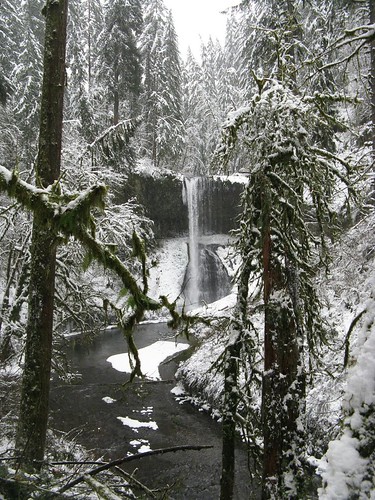 park snow fall water oregon creek silver snowshoe state hiking north falls icicle geology middle dopplr:explore=agh1