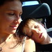 nick, fast asleep on aunt mango's shoulder after a big day at sea world   DSC01669