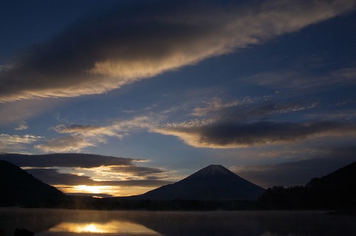 lake japan sunrise geotagged nikon 富士山 mtfuji shouji d40 精進湖 geo:lat=3549126401144495 geo:lon=1386050096154213