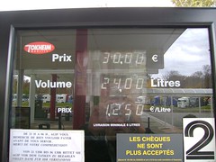 Petrol prices - Photo of Beauvernois