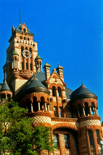 clock architecture 2000 texas victorian clocktower courthouse romanesque turrets victorianarchitecture waxahachie
