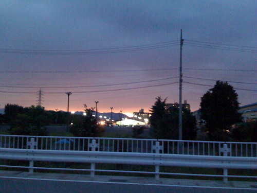 sunset japan onsite shiga omihachiman