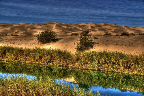 california blue light sky reflection clouds landscape canal sand shadows buttercup dunes imperial hdr algodones imperialcounty photomatix allamericancanal 200701