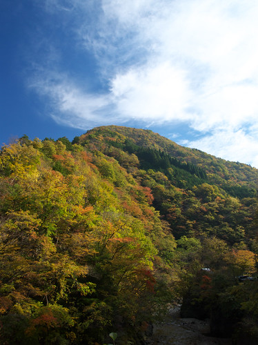 sky japan clouds geotagged nikon autumnleaves 紅葉 埼玉 秩父 d80 saitamaprefecture 中津峡 なかつきょう geo:lat=35977034 geo:lon=13883955