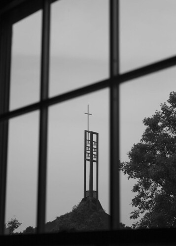 blackandwhite church campus cross chapel onu ohionorthernuniversity