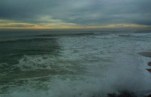 sunset sea portugal mar pôrdesol praiadagranja uroraboreal