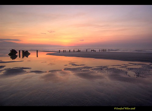 morning sky reflection beach water pool sunrise horizon shore seashore anglesea