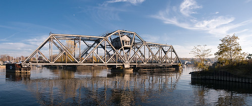 bridge panorama usa ny newyork abandoned rochester brücke verlassen genesseeriver hojackswingbridge