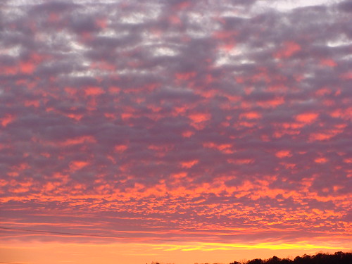 pink sunset sky orange beautiful yellow night clouds purple