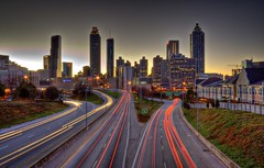 Atlanta at sunset - HDR