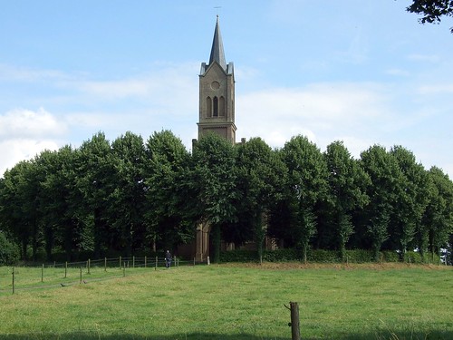trees tree church weide dorf village meadow wiese kirche wald baum hau bedburg xmyrxn louisendorf beburghau