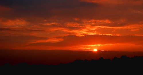 red sky orange sun clouds sunrise dawn nikon photofriday d40 jeremystockwellpix nikond40 photofridaydawn