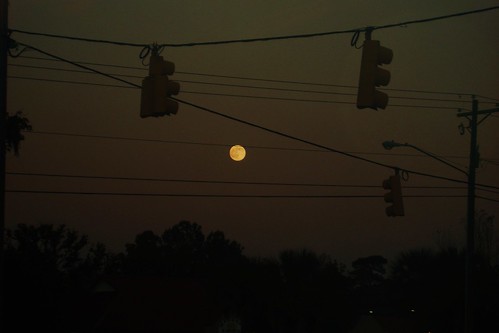sunset moon moonrise