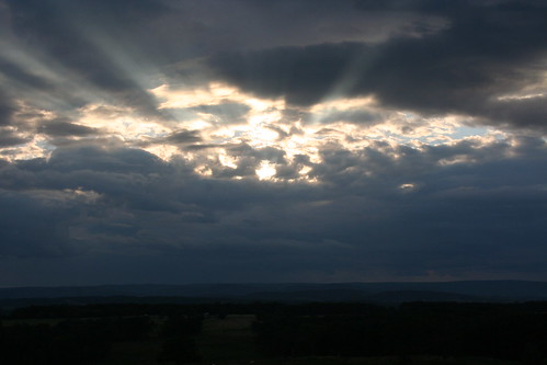 travel sunset nps battle pa gettysburg battlefield